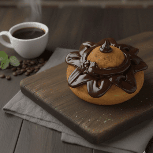 Donut met Belgische chocolade