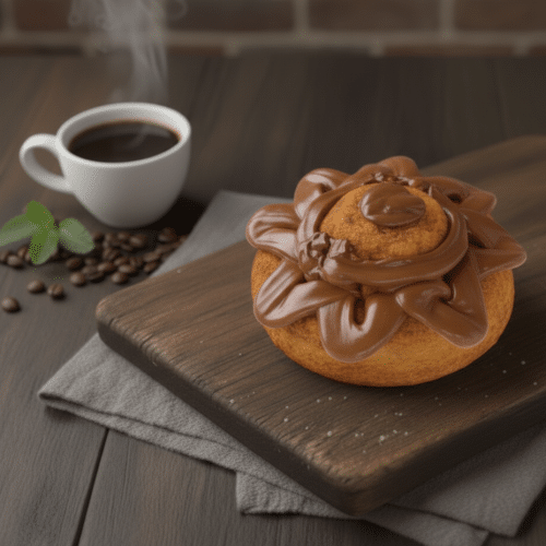 Donut met Nutella