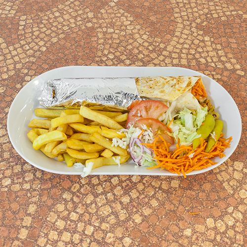 Dürüm viande pitta