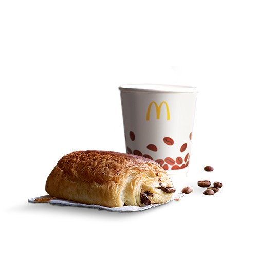 Large Menu Café + Pain au chocolat