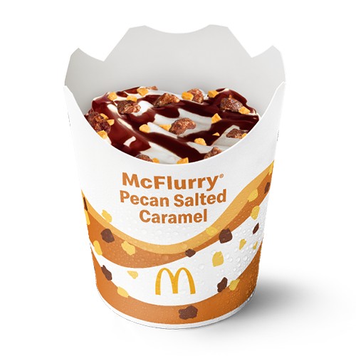 McFlurry® Pécan Caramel Salé sauce chocolat