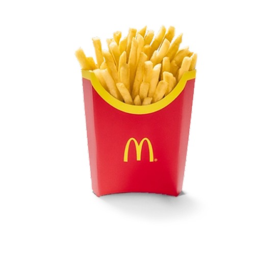 Portion moyenne de frites