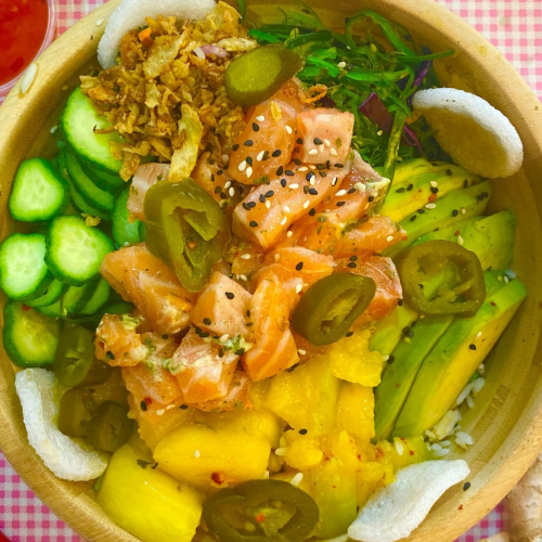 Spicy salmon (groot)