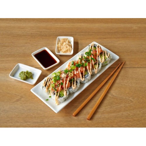 Crazy salmon (california roll)