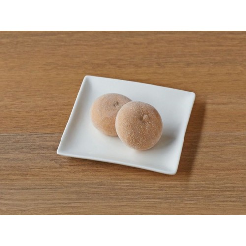 Ijs mochi met gezouten karamel