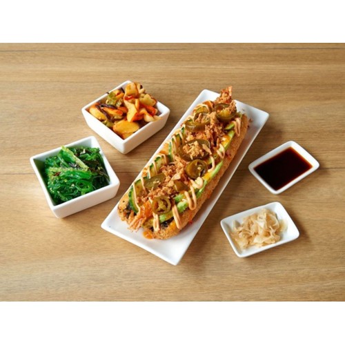 Hotdog maki crunchy