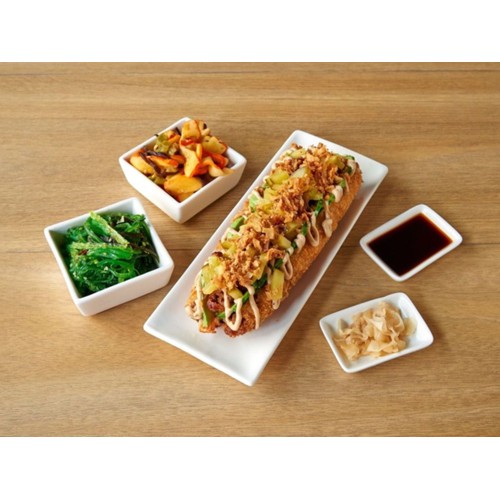 Hotdog maki meat me
