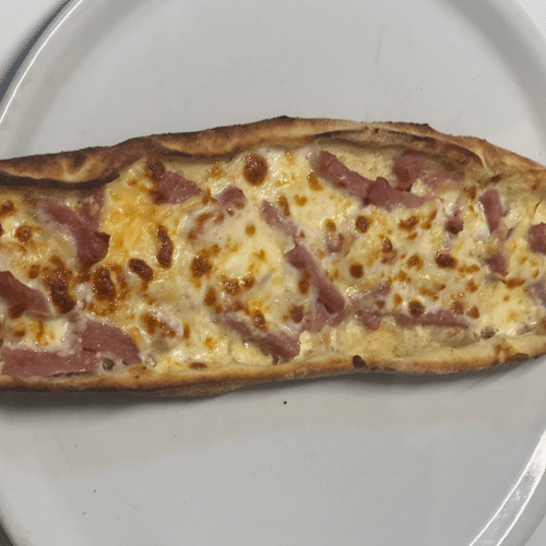 Cheese bread kaas spek look