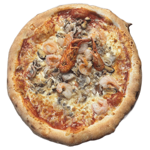 Pizza fruits de mer