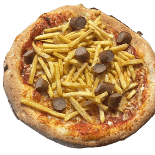 Pizza géante belge