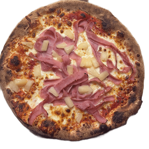 Pizza géante hawaïenne