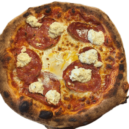 Pizza géante volcano