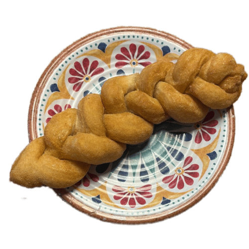 Tresse de pain frit