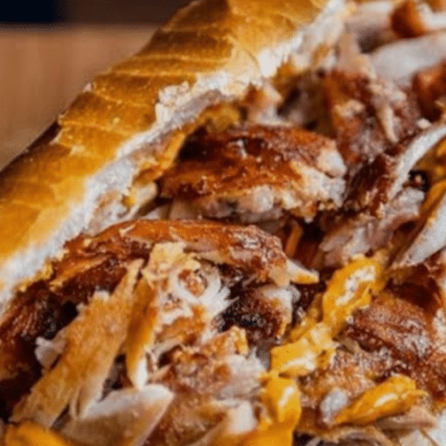 Sandwich pitta avec frites