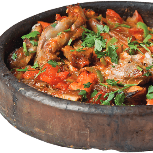 Tajine brochette côte d'agneau