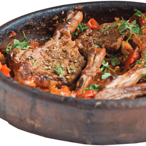 Tajine côte d'agneau