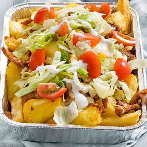 Kapsalon kip Hawaï