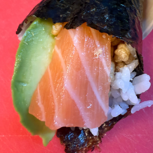 Hand roll kamikaze zalm