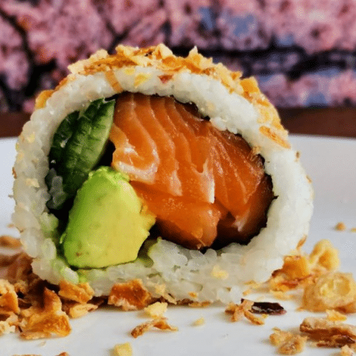 Crunch zalm roll