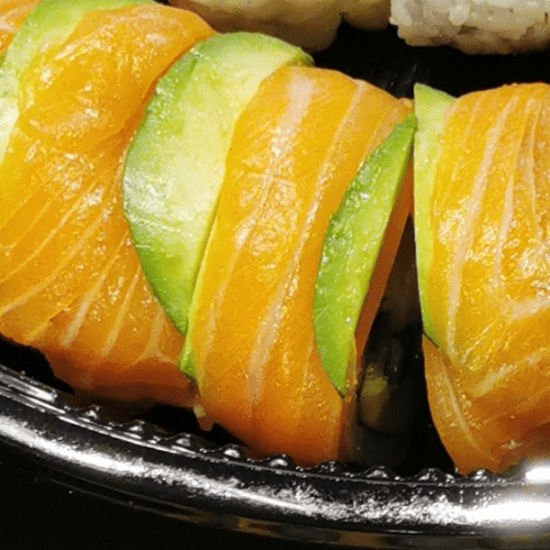 Green dragon zalm roll