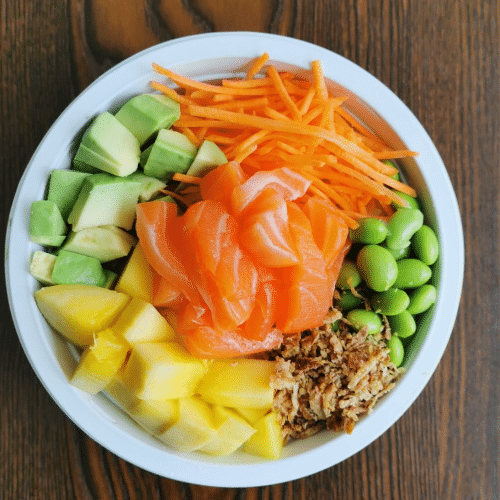 Poke bowl zalm