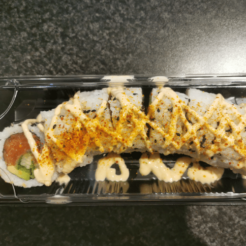 Spicy zalm roll