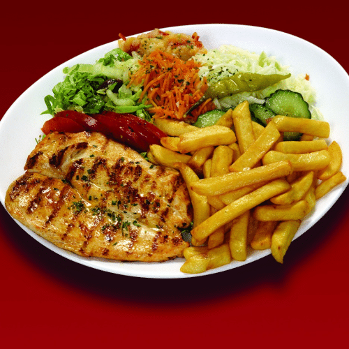 Filet poulet garnie