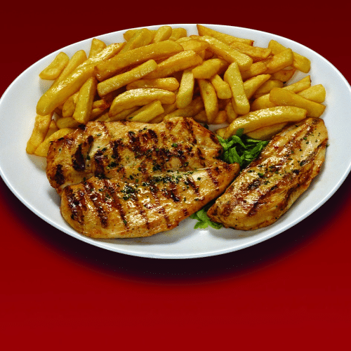 Poulet frites