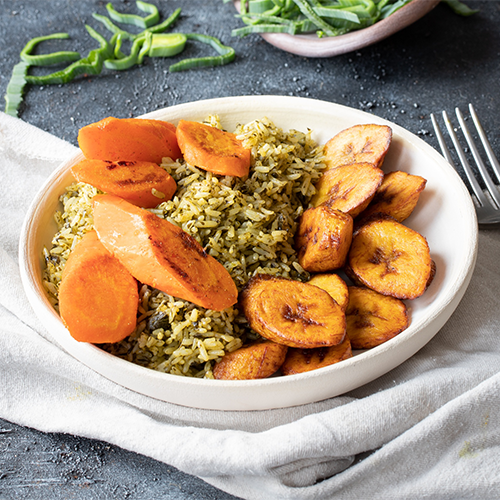 Stirred rice pondu
