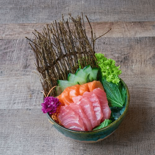 Sashimi menu gemengd zalm-tonijn (10st)