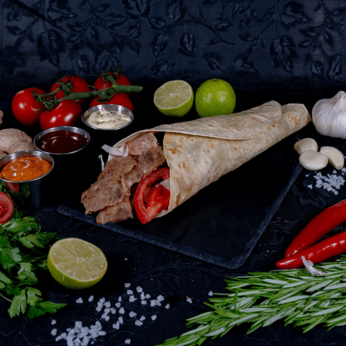 Routier dürüm viande