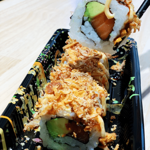 Crunchy zalm (8 stuks)