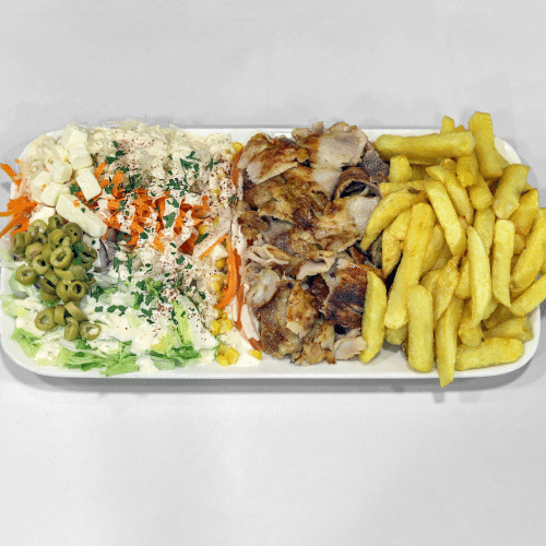 Assiette pitta - doner - kebap