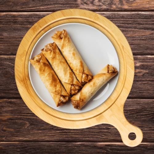 5 chicken taquitos