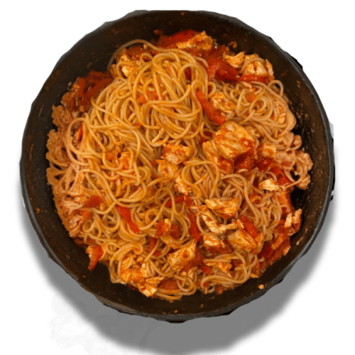 Spaghetti pollo