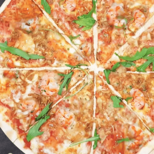 Pizza crunchy scampi (L)
