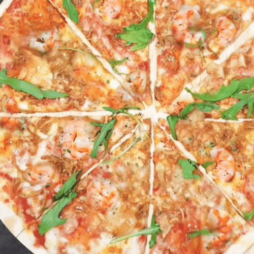 Pizza crunchy scampi (M)