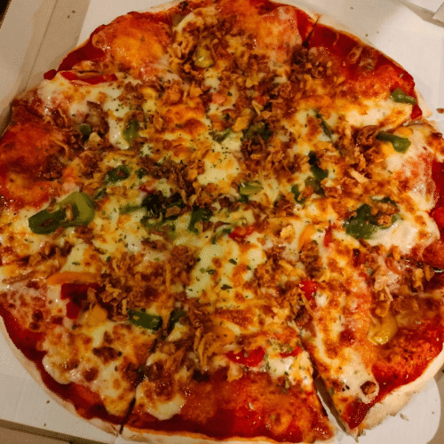 Pizza crunchy vega (M)