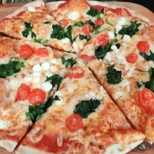 Pizza spinazie (L)