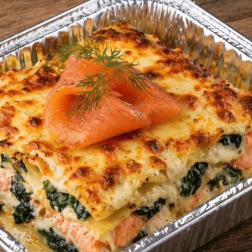 Lasagne saumon épinard