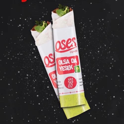 Çigköfte mega dürüm met groenten (150 g)