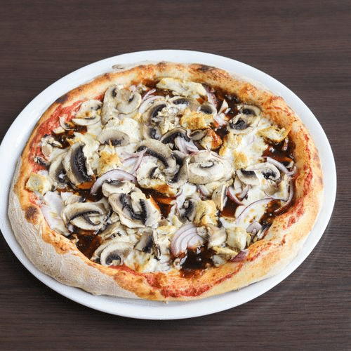 Pizza barbecue chicken