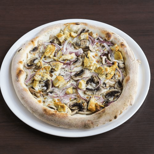 Pizza crème chicken