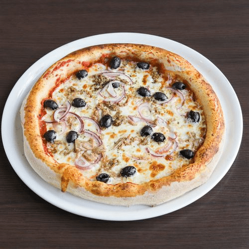 Pizza thon miel saumon