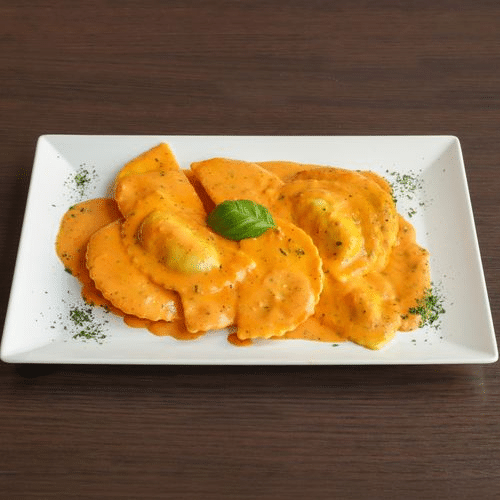 Raviolis ricotta e spinaci
