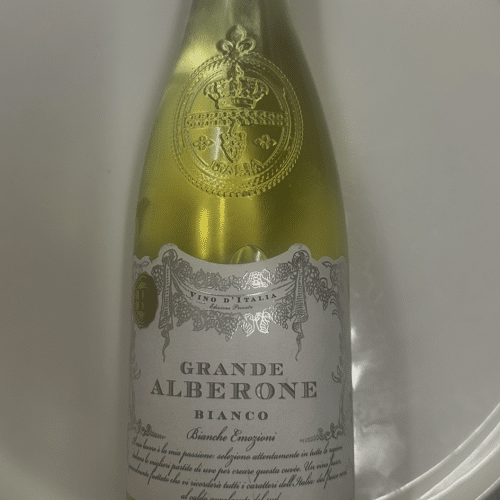 Bouteille de vin blanc