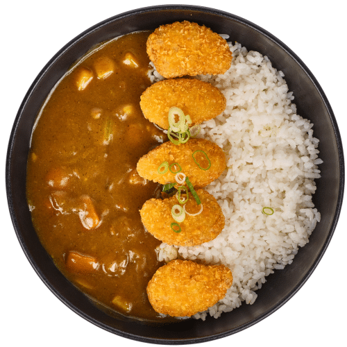 Vegan no-chicken katsu curry