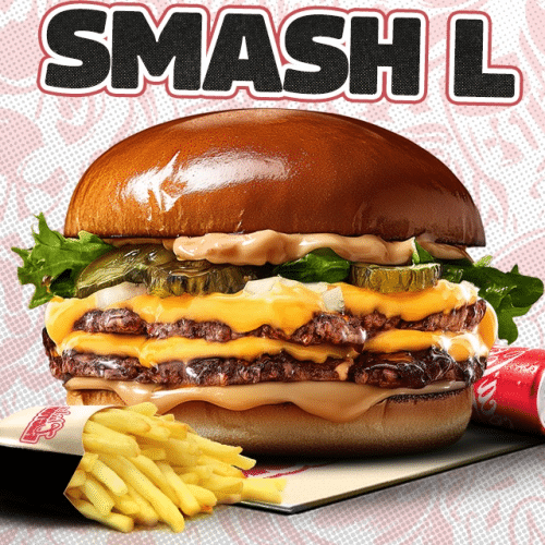 Smash burger menu L