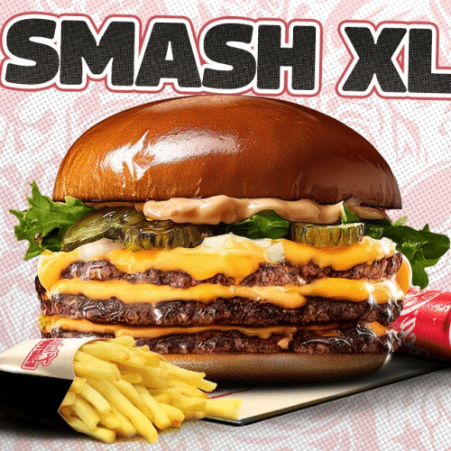 Smash burger menu XL