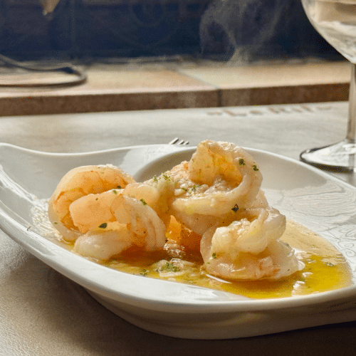 Scampi à l ail